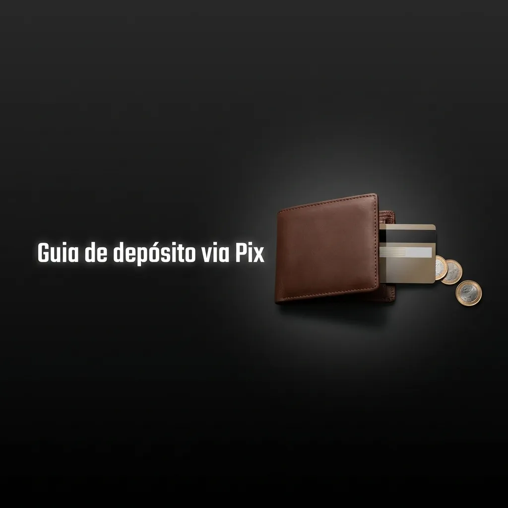 Tela de guia de depósito via Pix com passos numerados e QR Code para pagamento no app bancário